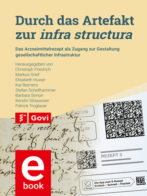 cover image of Durch das Artefakt zur infra structura